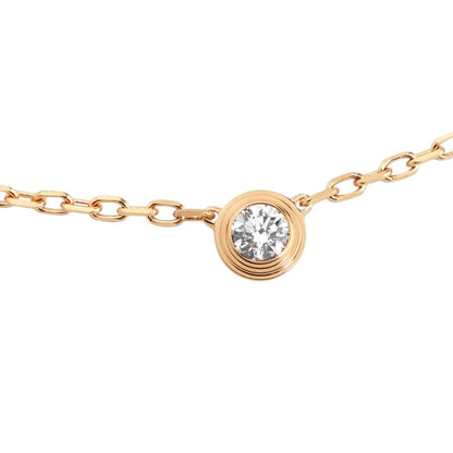 [Limara]LOVE SCREW PENDANT SINGLE DIAMOND NECKLACE
