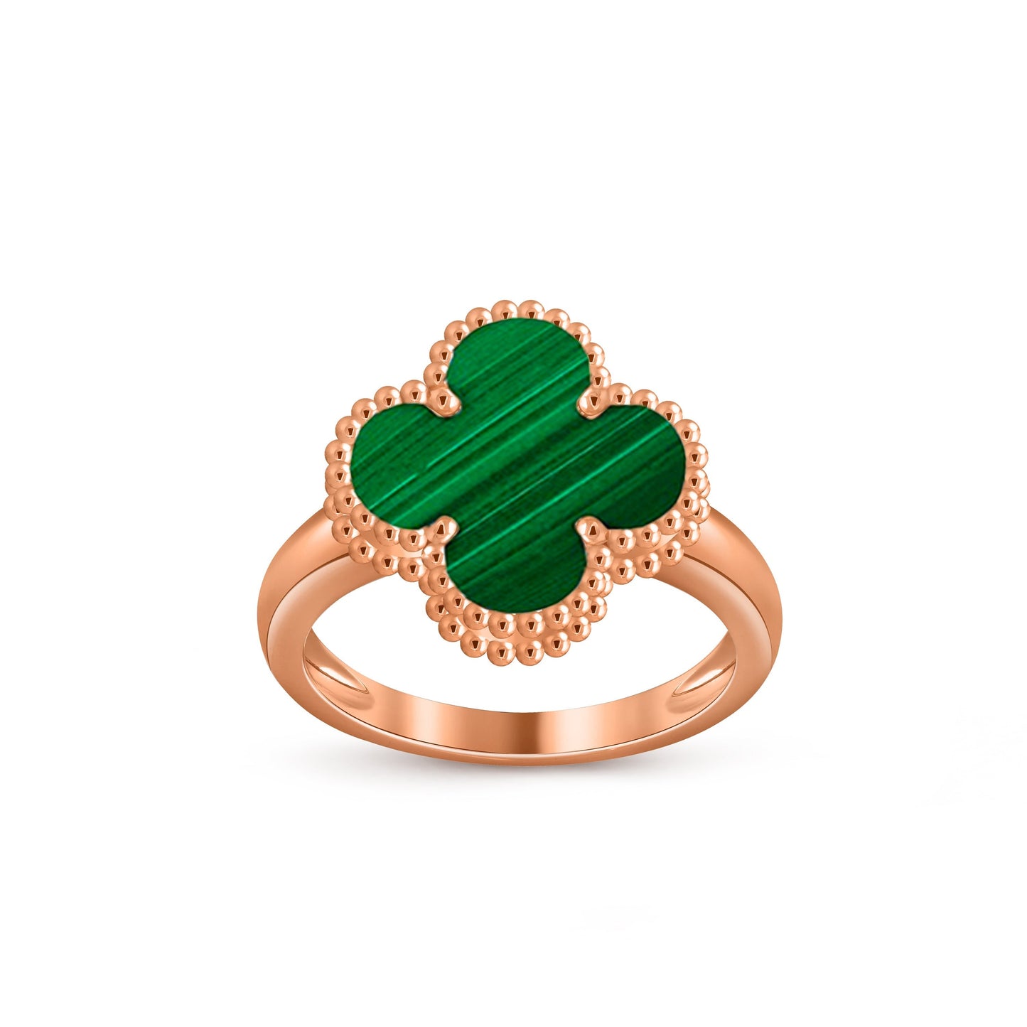 [Limara]LUCKY CLOVER VINTAGE ROSE GOLD RING COLLECTION