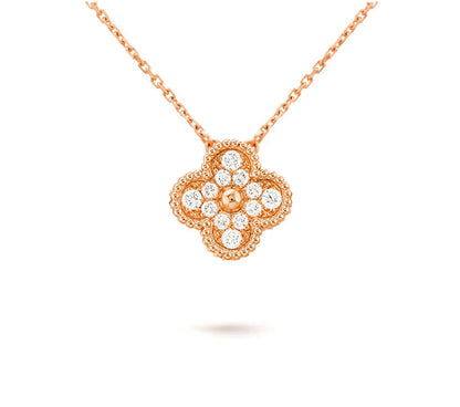 [Limara]15MM CLOVER FLOWER PENDANT NECKLACE COLLECTION