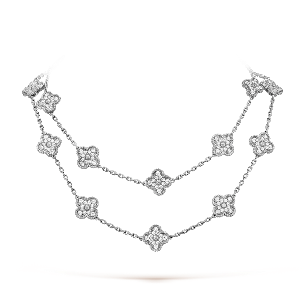 [Limara]CLOVER 20 MOTIFS DIAMOND SILVER