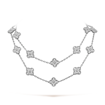 [Limara]CLOVER 20 MOTIFS DIAMOND SILVER
