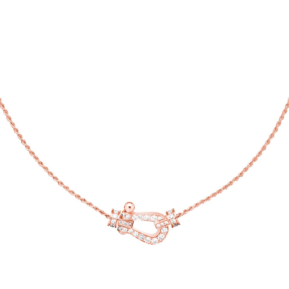 [Limara]FORCE 10 PINK GOLD DIAMOND NECKLACE