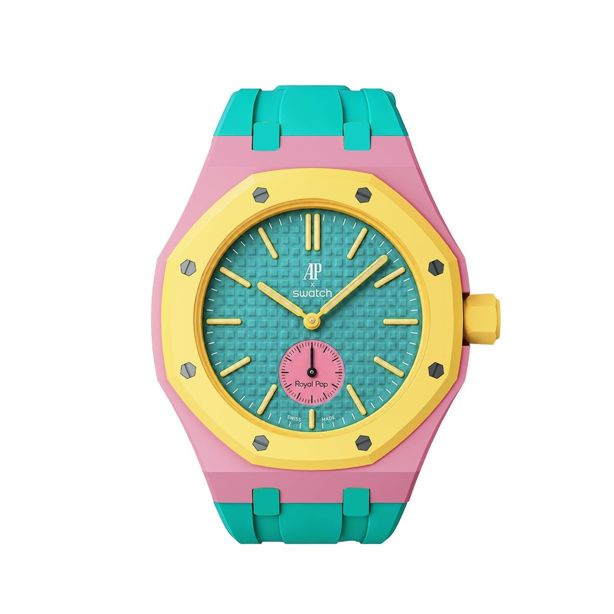 [Limara]Royal Oak Pop Exclusive Bioceramic Case & Silicone Strap Mix Color