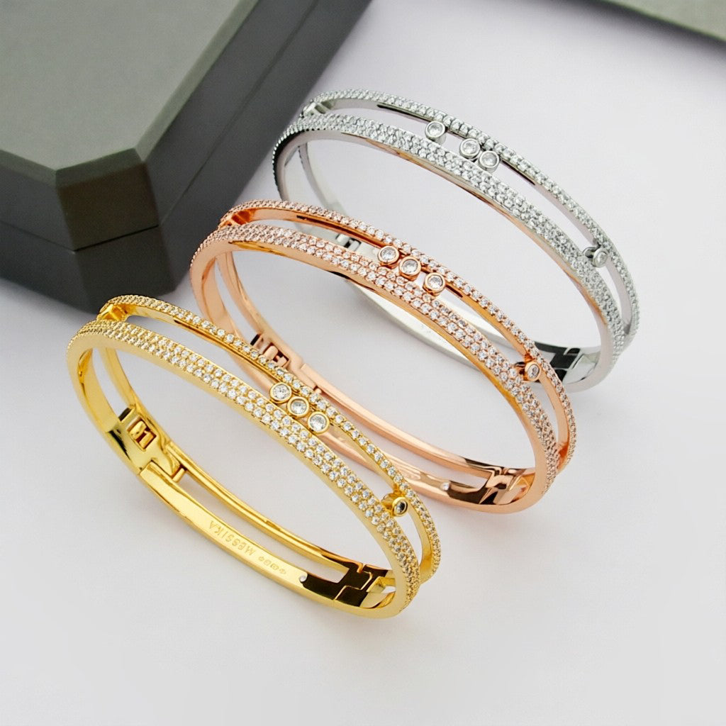 [Limara]Move Romane pavé bangle