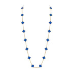 [Limara]CLASSIC 20-MOTIF LUCKY CLOVER LONG NECKLACE GOLD COLLECTION