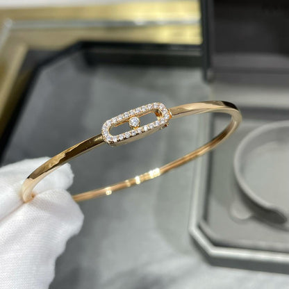 [Limara]MOVE UNO PAVÉ FLEX BANGLE (MEDIUM)