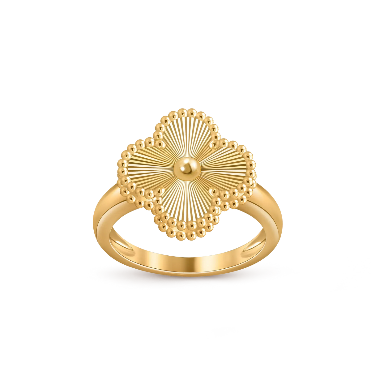 [Limara]LUCKY CLOVER VINTAGE GOLD RING COLLECTION