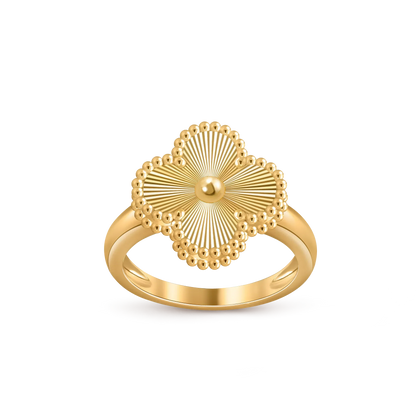 [Limara]LUCKY CLOVER VINTAGE GOLD RING COLLECTION