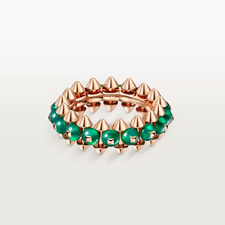 [Limara] CLASH 7.9MM AGATE CHALCEDONY RING