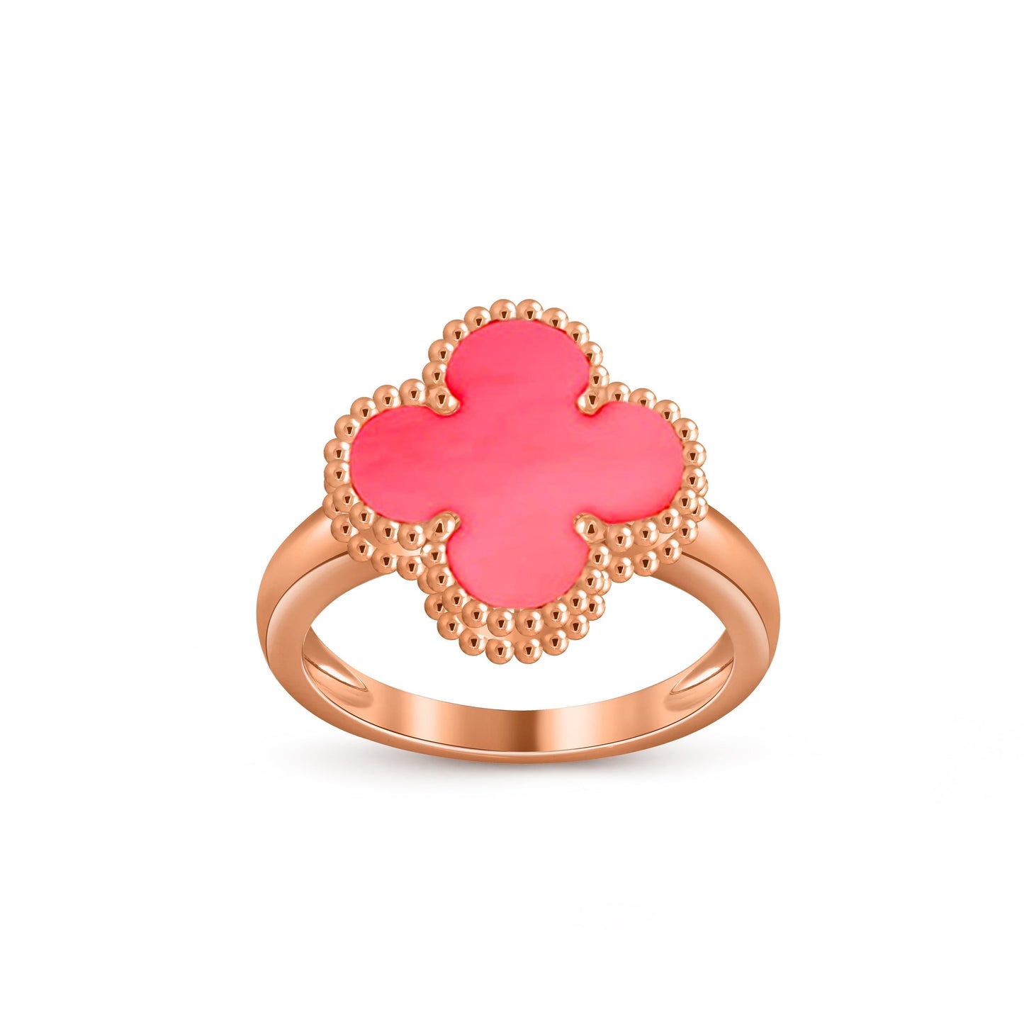 [Limara]LUCKY CLOVER VINTAGE ROSE GOLD RING COLLECTION