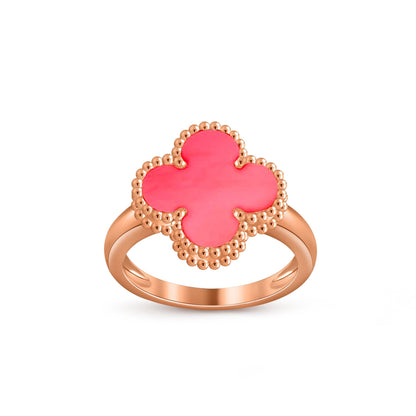 [Limara]LUCKY CLOVER VINTAGE ROSE GOLD RING COLLECTION
