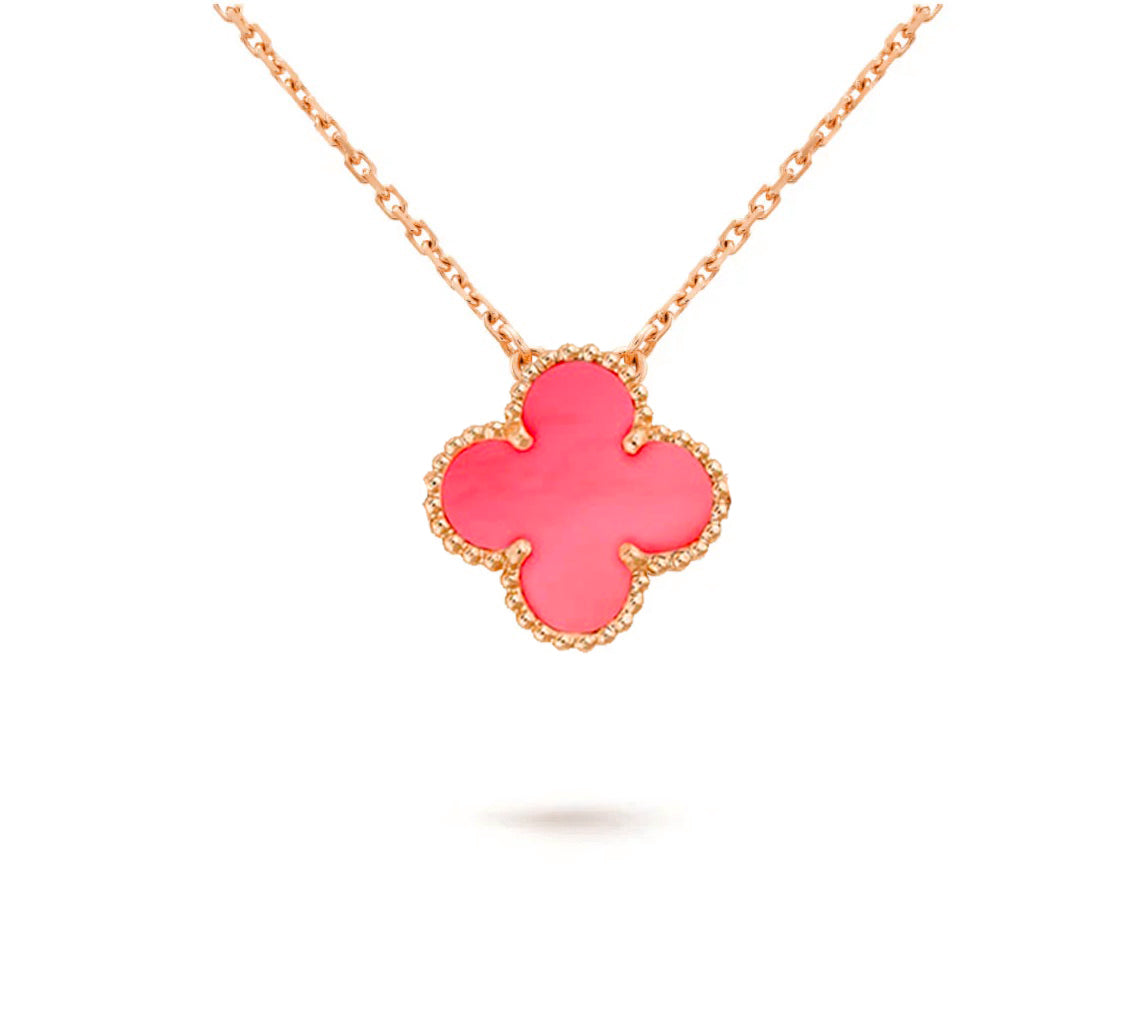 [Limara]15MM CLOVER FLOWER PENDANT NECKLACE COLLECTION