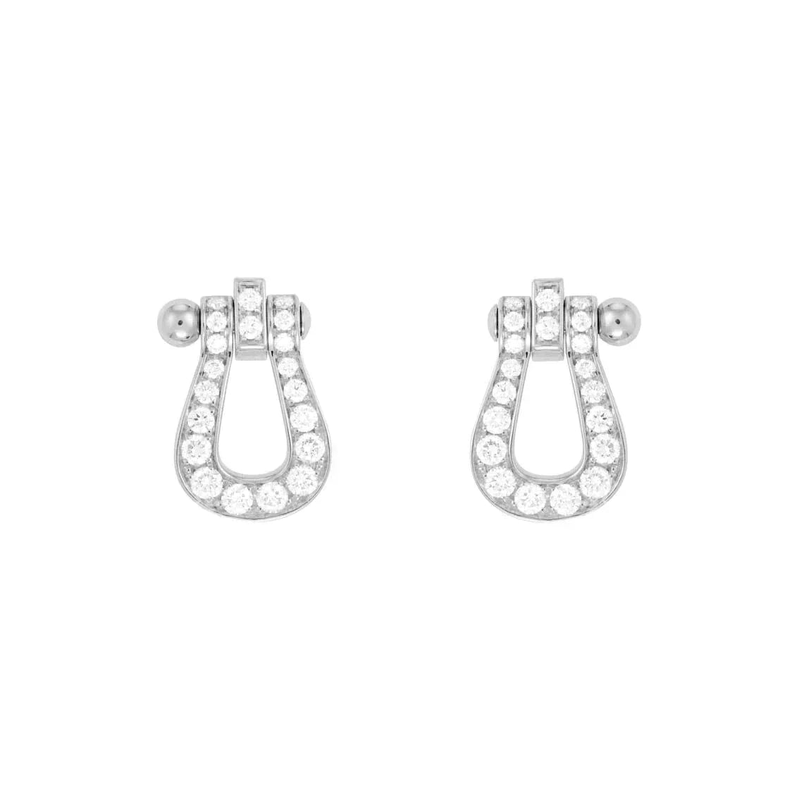[Limara]FORCE 10 FULL DIAMOND STUD EARRINGS MINI MODEL