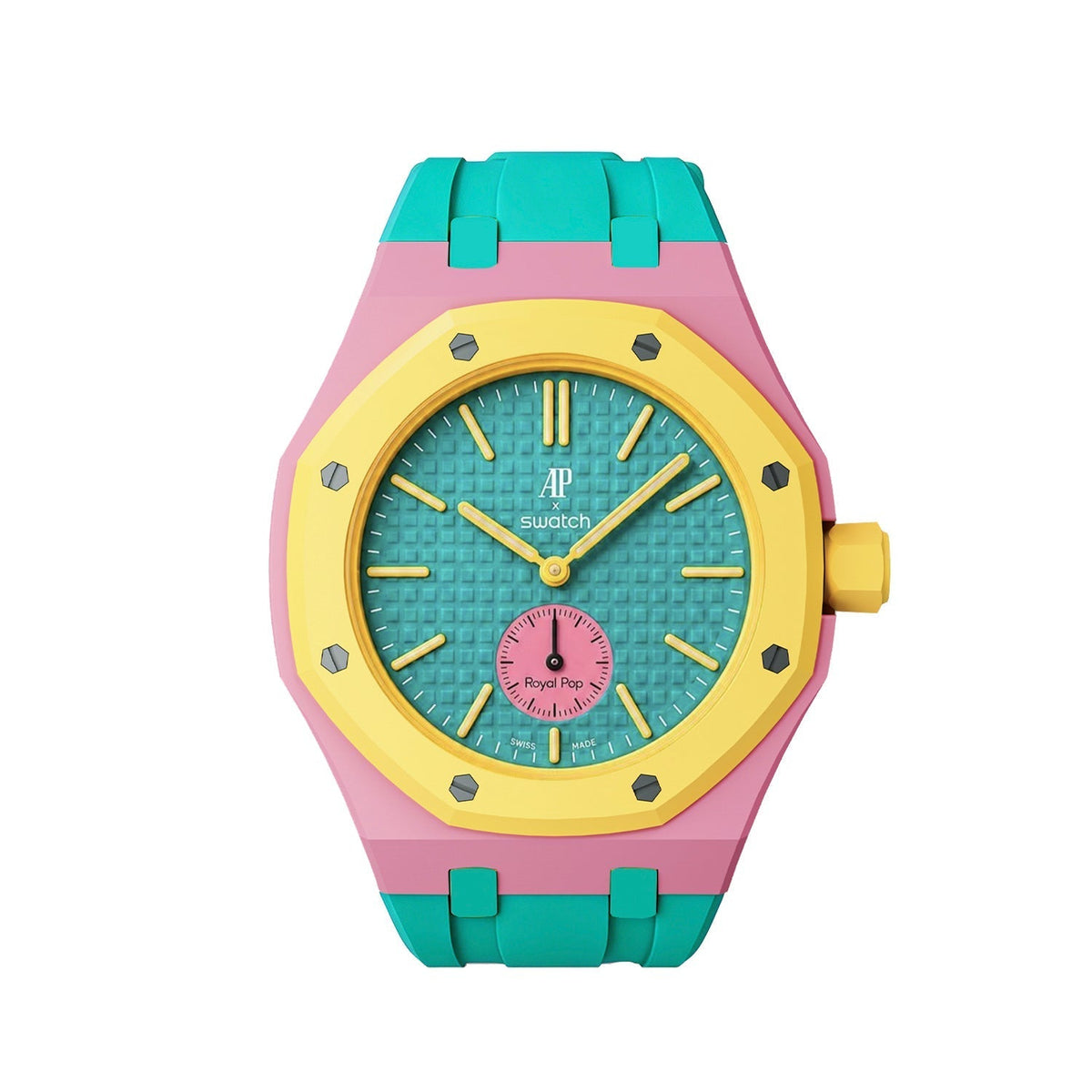 [Limara]Royal Oak Pop Exclusive Bioceramic Case & Silicone Strap Mix Color