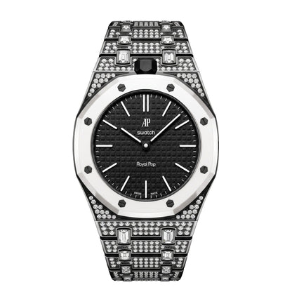 [Limara]Royal Oak Pop Exclusive Bioceramic Case & Bioceramic Strap Full Diamond