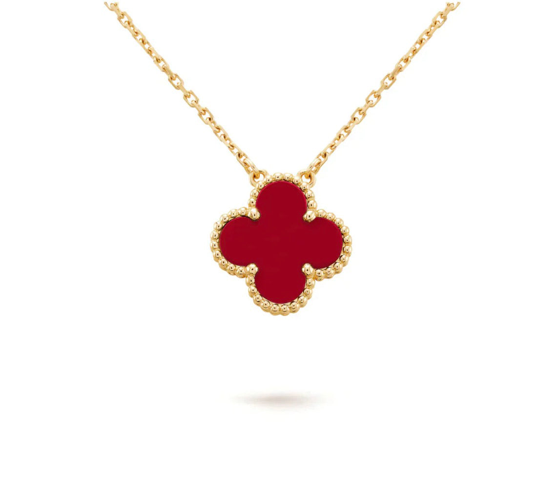 [Limara]15MM CLOVER FLOWER PENDANT NECKLACE COLLECTION