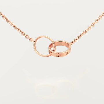 [Limara] LOVE DOUBLE RING NECKLACE