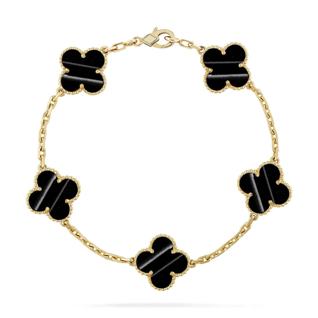 [Limara]  CLOVER 5 MOTIF PULSAR STONE BRACELET COLLECTION