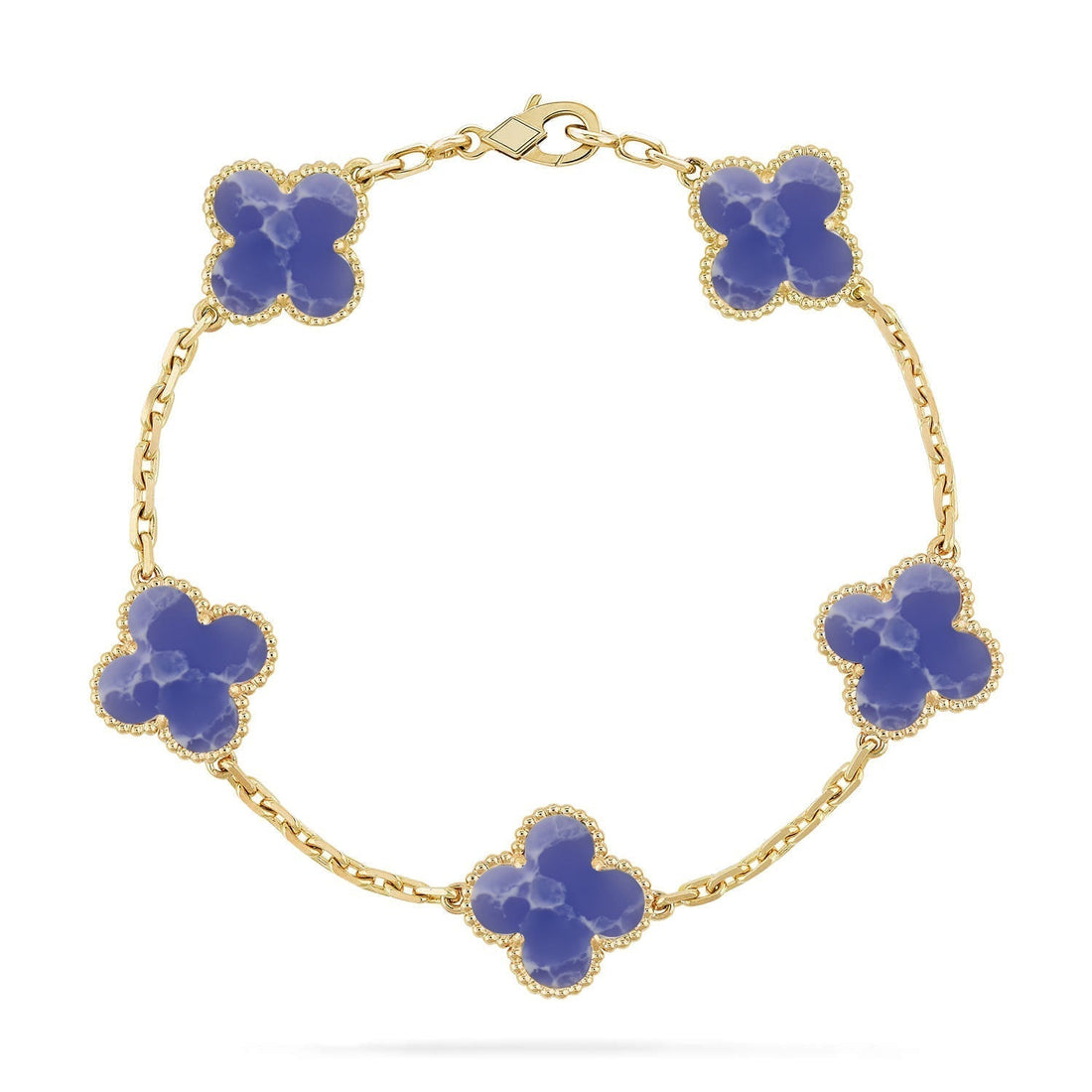[Limara] CLOVER 5 MOTIF BLUE VEINS BRACELET COLLECTION