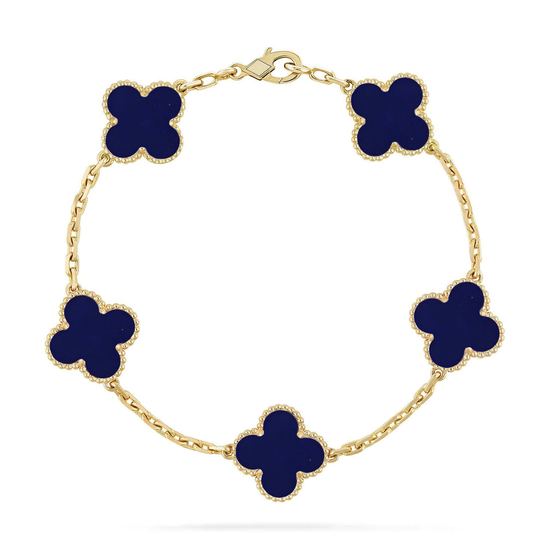 [Limara] CLOVER 5 MOTIF LAPIS LAZULI BRACELET COLLECTION