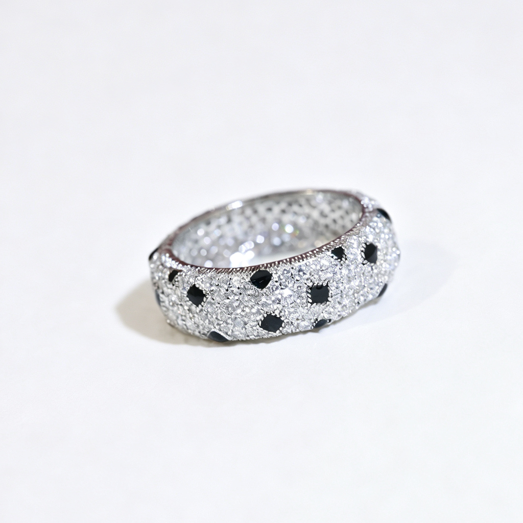 [Limara] PANTHERE SPOTTED FULL DIAMOND RING