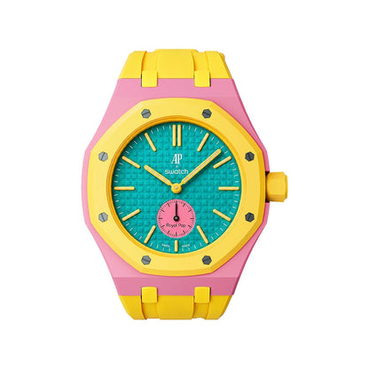 [Limara]Royal Oak Pop Exclusive Bioceramic Case & Silicone Strap Mix Color