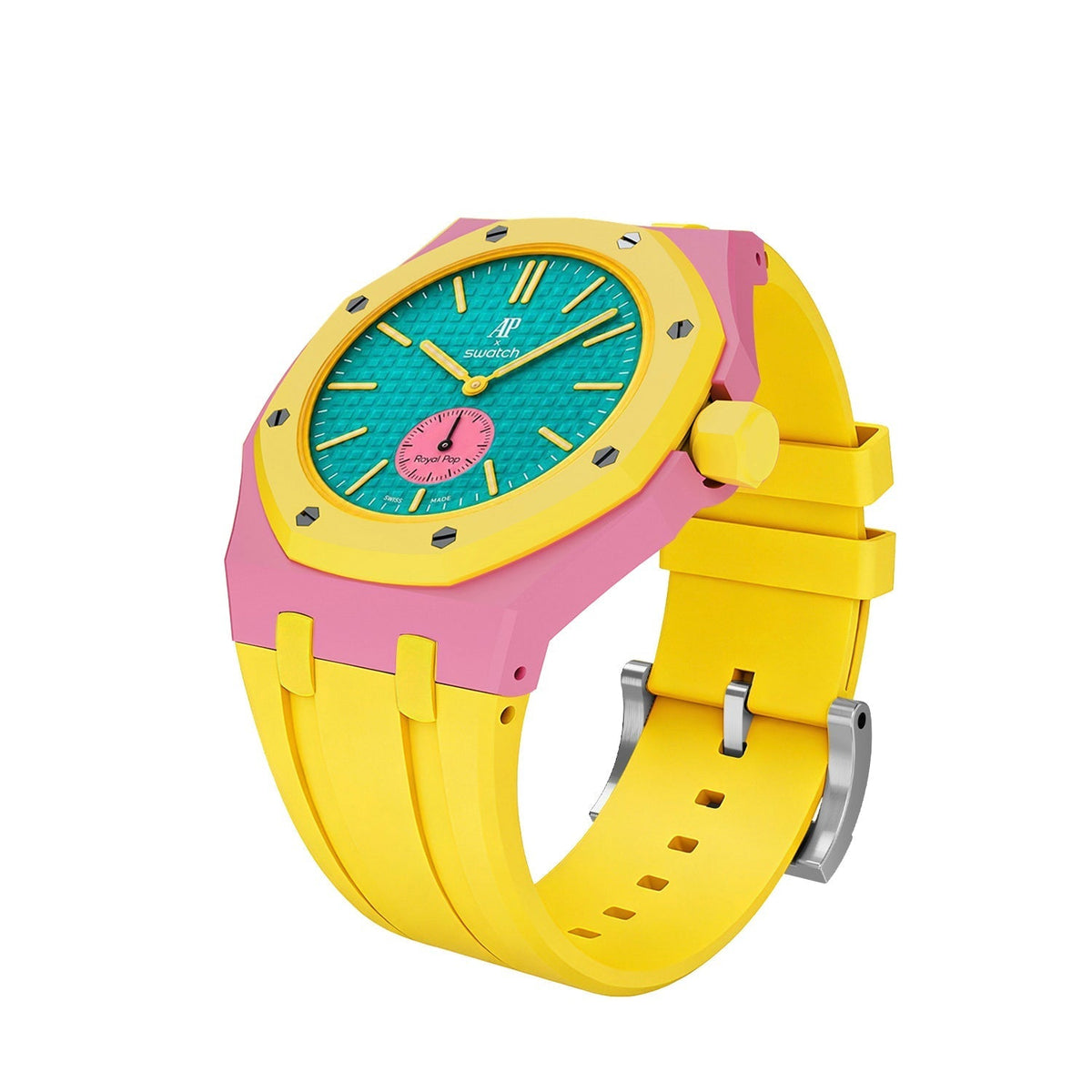 [Limara]Royal Oak Pop Exclusive Bioceramic Case & Silicone Strap Mix Color