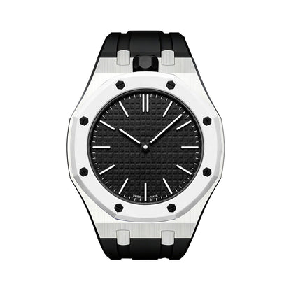 [Limara]OAK POP BLACK STEEL SILICONE STRAP