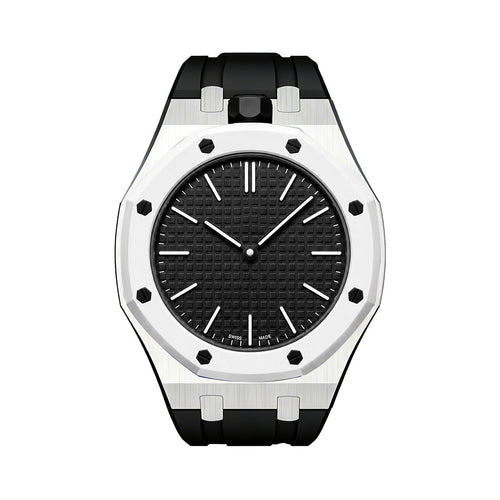 [Limara]OAK POP BLACK STEEL SILICONE STRAP