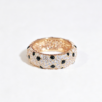 [Limara] PANTHERE SPOTTED FULL DIAMOND RING