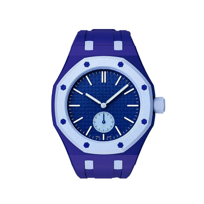 [Limara]OAK POP EXCLUSIVE DARK BLUE AND LIGHT BLUE SILICONE STRAP