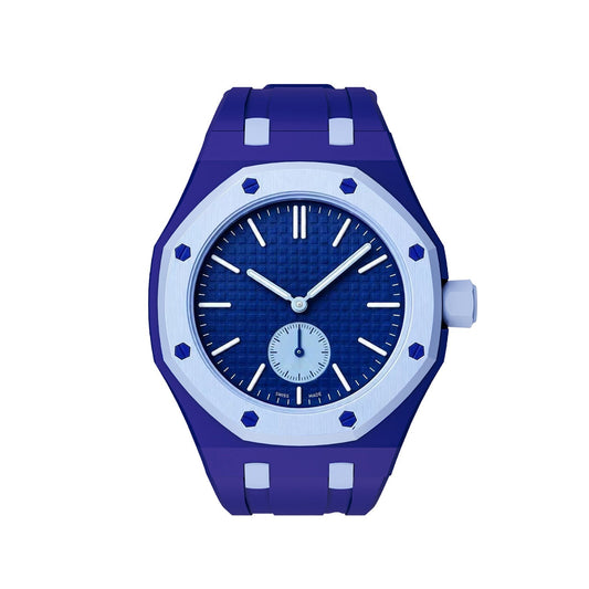 [Limara]OAK POP EXCLUSIVE DARK BLUE AND LIGHT BLUE SILICONE STRAP
