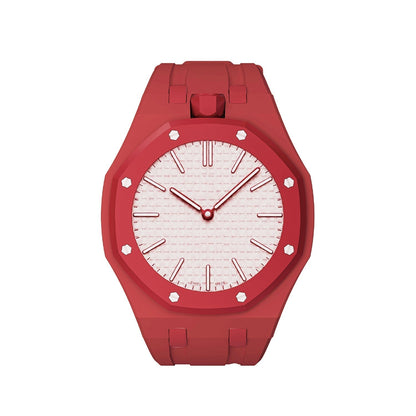 [Limara]OAK POP EXCLUSIVE RED SILICONE STRAP