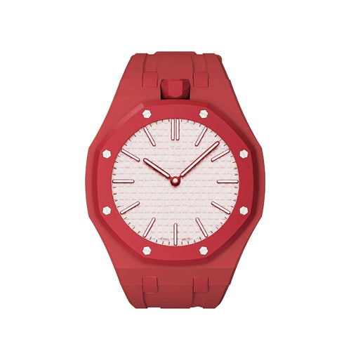 [Limara]OAK POP EXCLUSIVE RED SILICONE STRAP