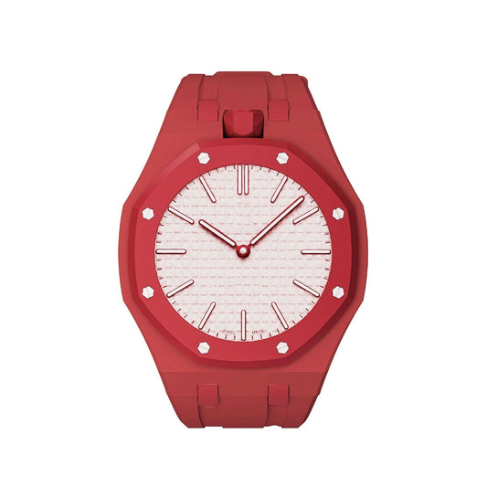 [Limara]OAK POP EXCLUSIVE RED SILICONE STRAP