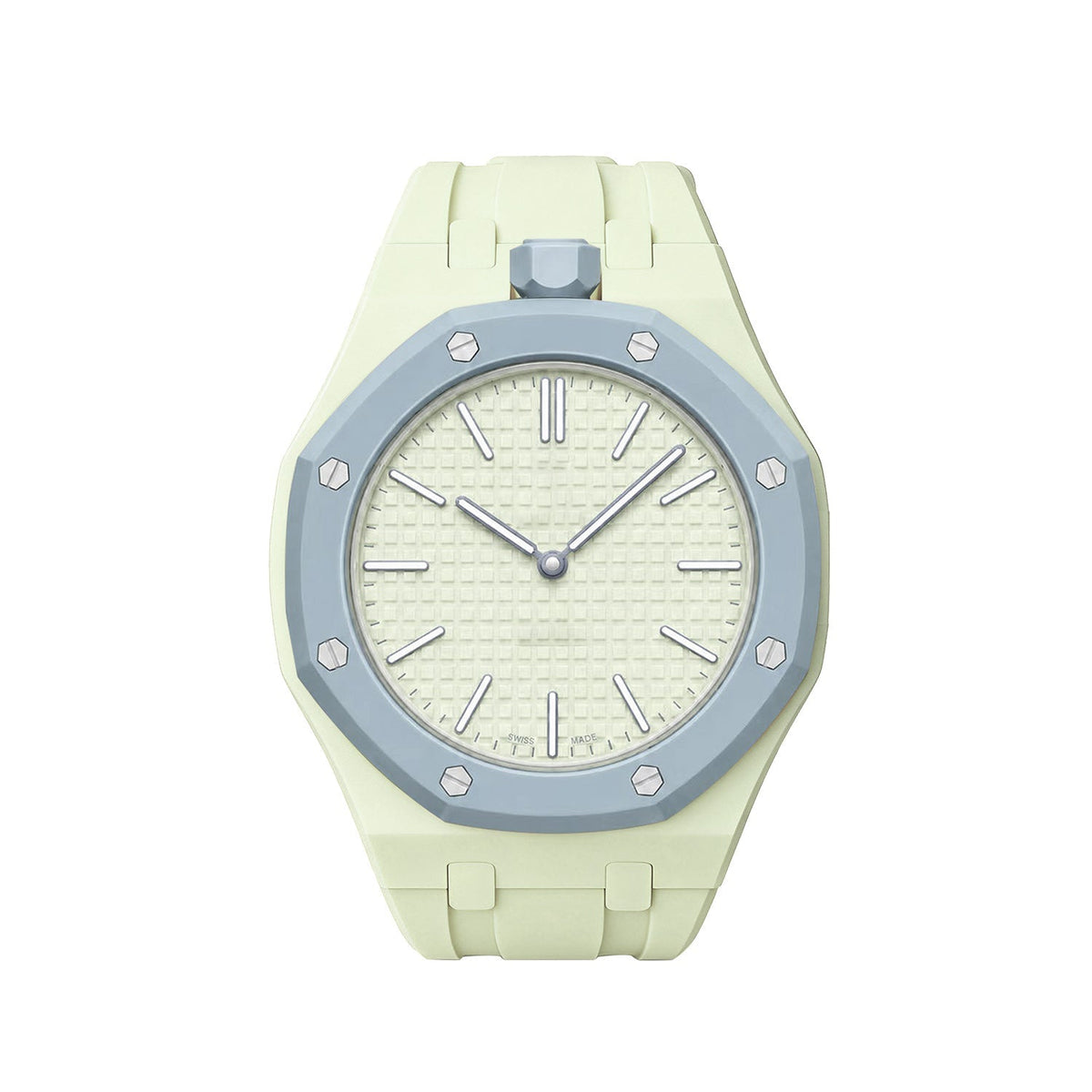 [Limara]OAK POP EXCLUSIVE CREAMY YELLOW SILICONE STRAP