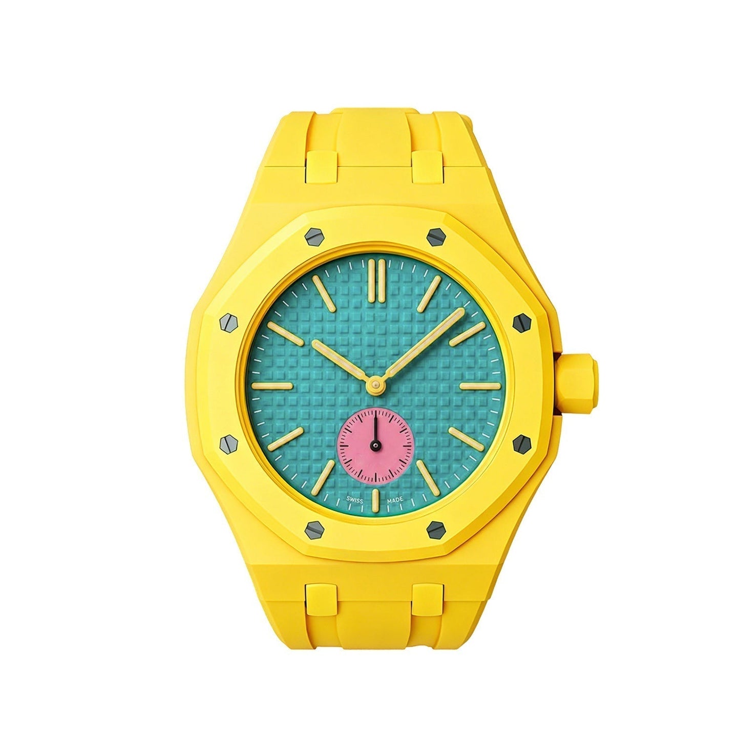 [Limara]OAK POP EXCLUSIVE YELLOW SILICONE STRAP