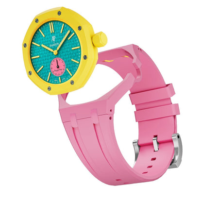 [Limara]OAK POP EXCLUSIVE PINK SILICONE STRAP