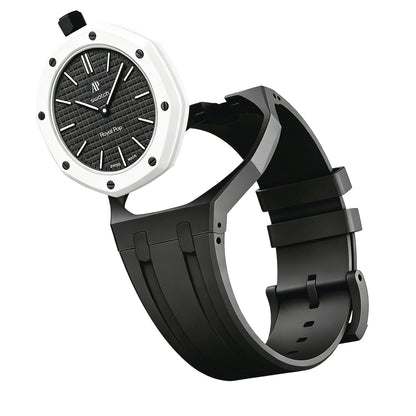 [Limara]OAK POP EXCLUSIVE BLACK SILICONE STRAP