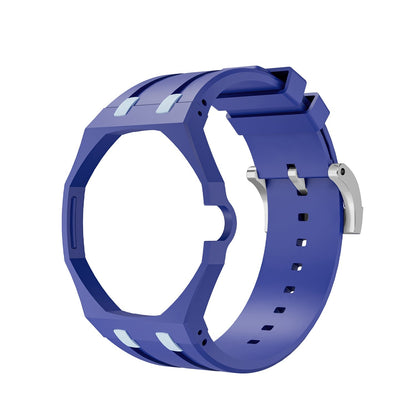 [Limara]OAK POP EXCLUSIVE DARK BLUE AND LIGHT BLUE SILICONE STRAP