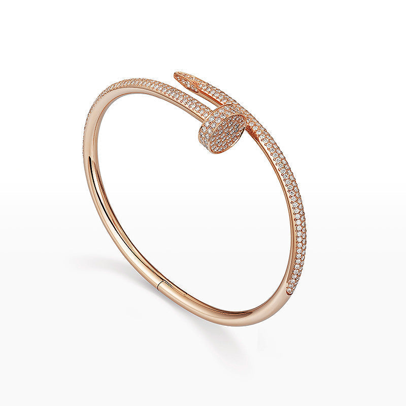 [Limara]JUSTE UN CLOU 3.5MM FULL PAVÉ NAIL BANGLE