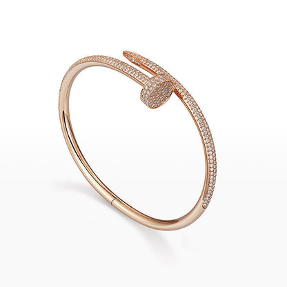 [Limara]JUSTE UN CLOU 3.5MM FULL PAVÉ NAIL BANGLE