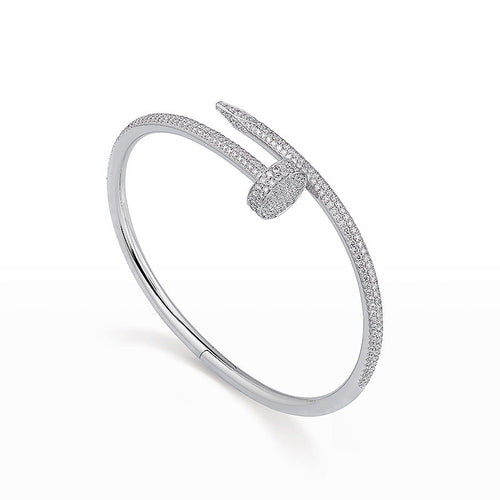 [Limara]JUSTE UN CLOU 3.5MM FULL PAVÉ NAIL BANGLE