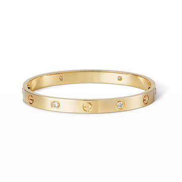 [Limara] LOVE BRACELET 6.1MM 4 DIAMONDS