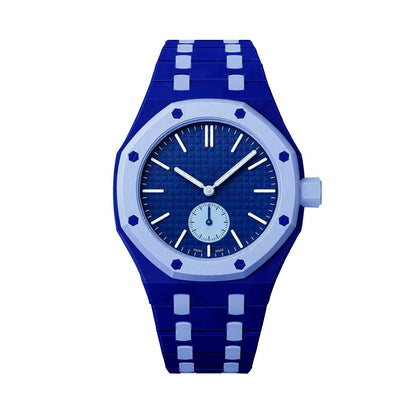 [Limara]OAK POP EXCLUSIVE DARK BLUE AND LIGHT BLUE BIOCERAMIC STRAP