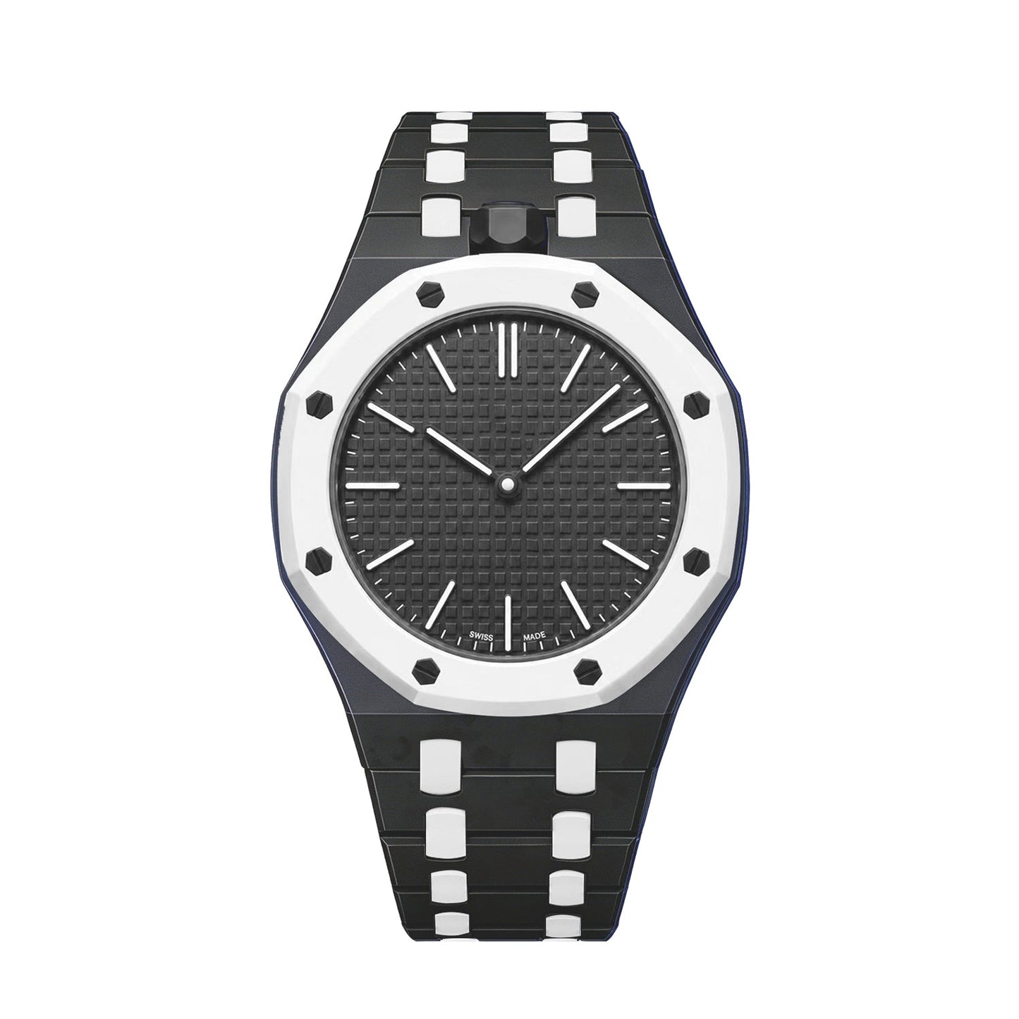 [Limara]OAK POP EXCLUSIVE BLACK AND WHITE BIOCERAMIC STRAP