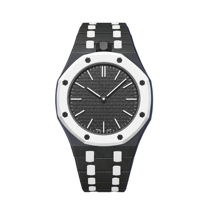 [Limara]OAK POP EXCLUSIVE BLACK AND WHITE BIOCERAMIC STRAP