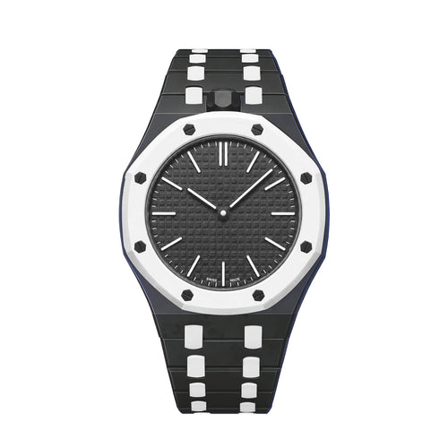 [Limara]OAK POP EXCLUSIVE BLACK AND WHITE BIOCERAMIC STRAP