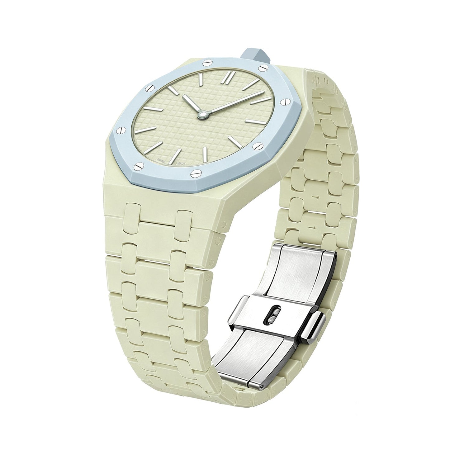 [Limara]OAK POP EXCLUSIVE CREAMY YELLOW BIOCERAMIC STRAP