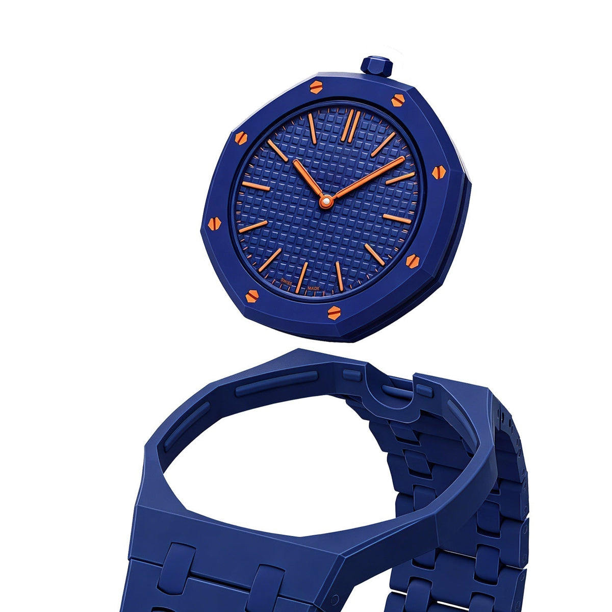 [Limara]OAK POP EXCLUSIVE DARK BLUE BIOCERAMIC STRAP